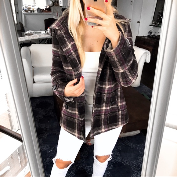 Jackets & Blazers - 🆕 BROWN PURPLE HOODIE JACKET!